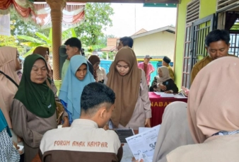 Forum Anak Kampar Warnai Bakti Sosial GOW Kabupaten Kampar