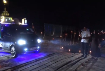 Koppsa-M Suport Kegiatan Pawai Takbir , dan Lomba Kendaraan Hias di Desa Pangkalan Baru