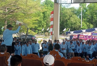 Wakil Bupati Karimun Rocky Marciano Bawole Hadiri Perayaan May Day  2026,