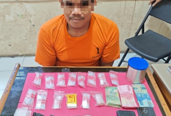 Polsek Keritang Ungkap Kasus Narkotika, Amankan Pengedar Shabu dengan Barang Bukti 8,9 Gram