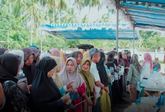 Pemkab Natuna Turun Tangan Stabilkan Harga, Pasar Pangan Murah Disambut Antusias Warga
