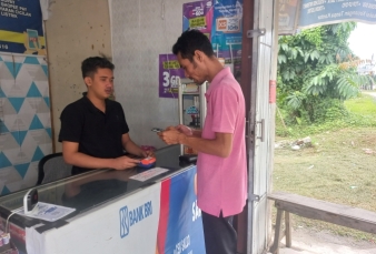 Menjemput Rezeki dari BRILink di Sudut Pasar Kuok