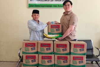 Sambut Iduladha, Koperasi Anto Brother Berbagi Kebahagiaan dengan Santri dan Bantu Pembangunan Musala