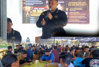 Ratusan Peserta Padati Pantai Piwang, Turnamen Domino HUT Bhayangkara ke-80 Satukan Polri dan Masyarakat