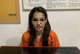 Berbekal laporan masyarakat melalui pesan privat media sosial Facebook Polsek Kateman Tangkap Terduga Pelaku Narkoba