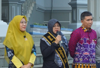 Selamat Bertanding! Bupati Afni Lepas Kontingen PORSENI IGTKI ke Kuansing