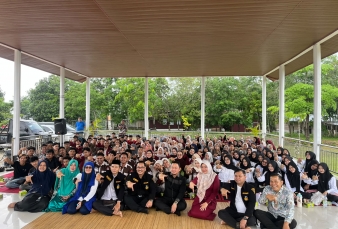 Meledak, Granat dan JMSI Kampar Edukasi Ratusan Mahasiswa UPTT, Syahrul Aidi Ingatkan Bahaya Narkoba